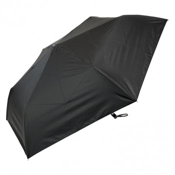 ローズ産業 折り畳み傘 RIC晴雨兼用55cm スマートフラット BK ブラック 61551501