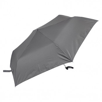ローズ産業 折り畳み傘 紳士60cm 無地フラット GY グレー 82600520