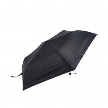 ローズ産業 紳士65cm 軽涼晴雨折り畳み傘 カーボン BK ブラック 61655201