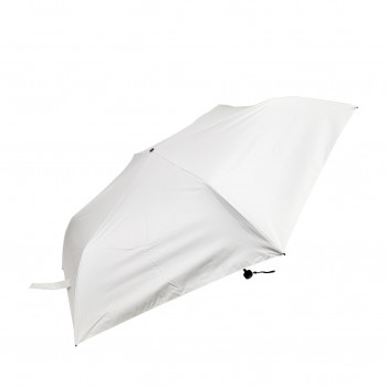 ローズ産業 紳士65cm 軽涼晴雨折り畳み傘 カーボン WH ホワイト 61655208