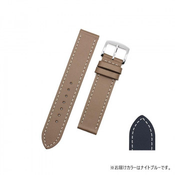 ロシェ 腕時計用ベルト マンハッタン 20/20mm 110/70mm ナイトブルー 3022046XS02