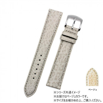 ロシェ 腕時計用ベルト バッファロー 12/10mm 110/70mm ベージュ 5020313