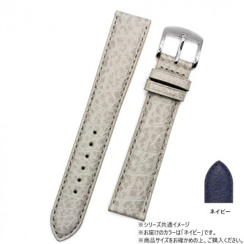 ロシェ 腕時計用ベルト バッファロー 20/16mm 115/80mm ネイビーブルー 5020706