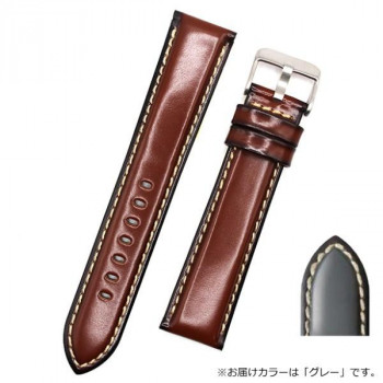 ロシェ 腕時計用ベルト ダービー 20/18mm 115/80mm グレー 5332000SC13