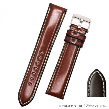 ロシェ 腕時計用ベルト ダービー 20/18mm 115/80mm ブラウン 5332003SC13