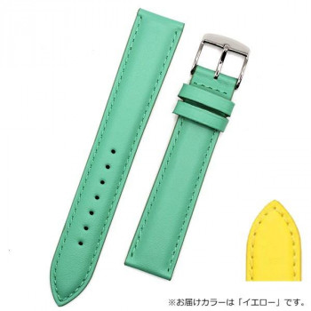 ロシェ 腕時計用ベルト マイアミ 20/18mm 115/80mm イエロー 5412009ST