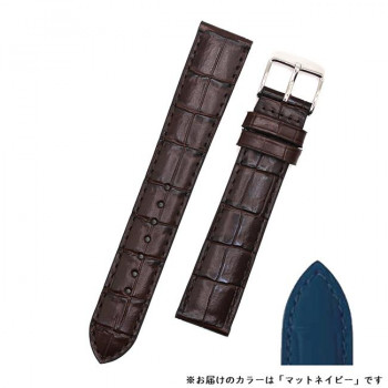 ロシェ 腕時計用ベルト チャールストン 18/16mm 115/80mm マットネイビー 5491806CA