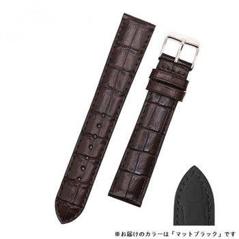 ロシェ 腕時計用ベルト チャールストン 22/20mm 115/80mm マットブラック 5492201CA