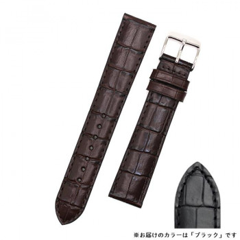 ロシェ 腕時計用ベルト チャールストン 22/20mm 115/80mm ブラック 5492201ST
