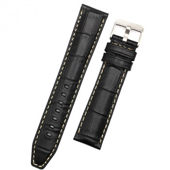 ロシェ 腕時計用ベルト インディアナ 18/16mm 120/80mm ブラック 5590601