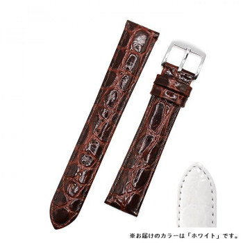ロシェ 腕時計用ベルト チェルシー 18/16mm 115/80mm ホワイト 6390602