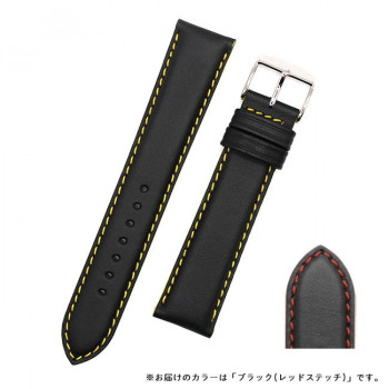 ロシェ 腕時計用ベルト ネプチューン 18/16mm 115/80mm ブラック 7230651