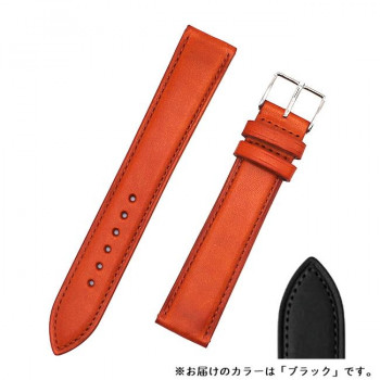 ロシェ 腕時計用ベルト cowhide コム 20/18mm 115/80mm ブラック 7832001