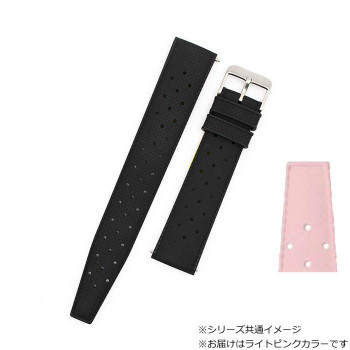ロシェ 腕時計用ベルト トロピック 18/16mm 120/75mm ライトピンク 8401810