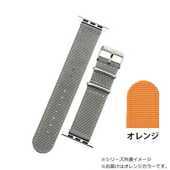 ロシェ アップルウォッチ対応　腕時計用ベルト フィールド 22/22mm 125/75mm オレンジ 8922219