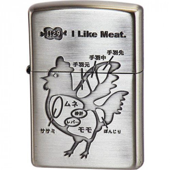 ペンギンライター ZIPPO アイライクミート チキン Ni