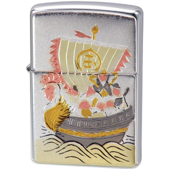ZIPPO 電鋳板 宝船
