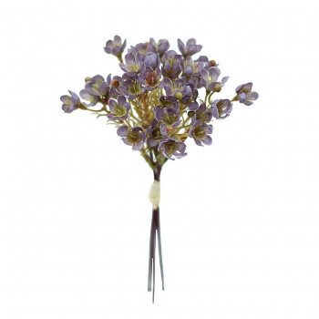 アーティフィシャルフラワー ワックスフラワーバンドルX3 E3827 LAVENDER（14）