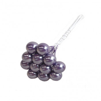 デコレーション 10MMパールベリー(12本x12束) E6337 PURPLE（06）