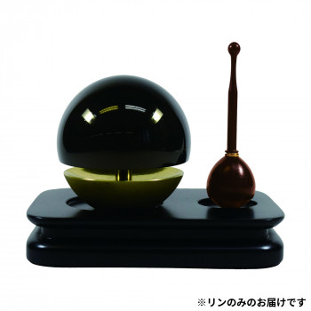 仏具　日本製　たまゆらリン　うるみ色　1.8寸　201-01