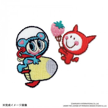 オリムパス はってはじめる刺しゅうキット ANGEL BLUE ナカムラくん＆ハニーデビル Z-58