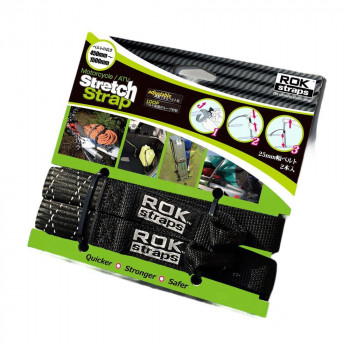 ROKstraps ロックストラップ MC ストレッチストラップ 2本セット ブラックリフレクティブ ROK00050