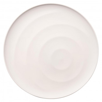 KIBi　日本製　割れにくいおしゃれな食器　雫 アイボリー φ250mm×16mm　プレート　10376-0