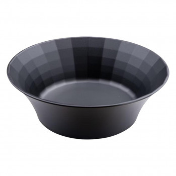 KIBi　日本製　割れにくいおしゃれな食器　滝 ブラック φ170mm×60mm　深皿　10395-1