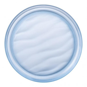 KIBi　日本製　割れにくいおしゃれな食器　汐 クリアマリン φ180mm×18mm　プレート　10453-8