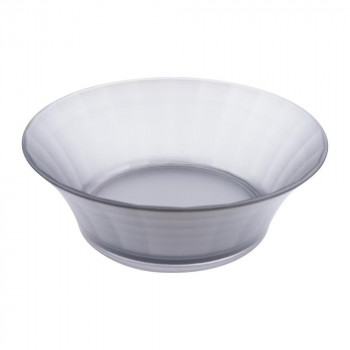KIBi　日本製　割れにくいおしゃれな食器　滝 クリアブラック φ150mm×50mm　深皿　10419-4