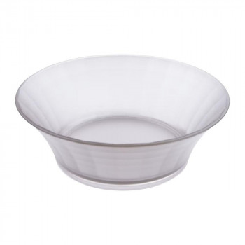 KIBi　日本製　割れにくいおしゃれな食器　滝 クリアブラウン φ170mm×60mm　深皿　10426-2