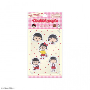 ちびまる子ちゃん　bubble pop　デコレーションステッカーシール　GMR-01A