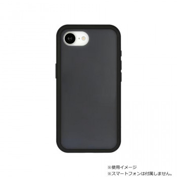 IIIIfit プランプフレーム iPhone16e 対応 ケース　ブラック　IFT-179BK
