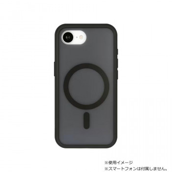 IIIIfit プランプフレーム iPhone17e/16e MagSafe対応 ケース　ブラック　IFT-195BK