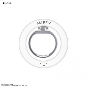 ミッフィー MagSafe対応 マルチリング ホワイト　MF-641WH