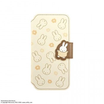 ミッフィー iPhone専用 MagSafe対応 手帳型 スマートフォンカバー　MF-682A