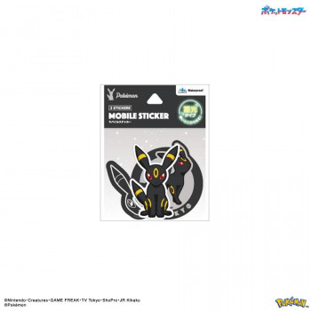 ポケットモンスター 蓄光モバイルステッカーブラッキー 　PKE-02D