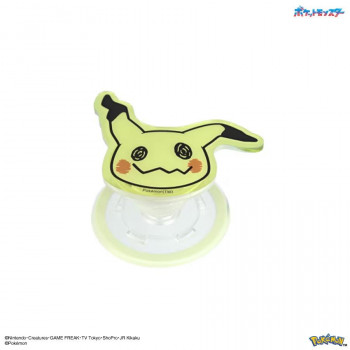 ポケットモンスターMagSafe対応スマホ背面アクセサリーダイカットクリア POCOPOCO ミミッキュPKE-43E