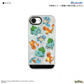 ポケットモンスター Camera Frame iPhone17e/16e 対応 ケース ホワイト　PKE-53WH