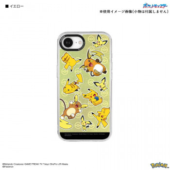 ポケットモンスター Camera Frame iPhone17e/16e 対応 ケース イエロー　PKE-53YE
