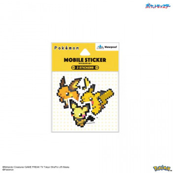 ポケットモンスター モバイルステッカーシール　ピチュー＆ピカチュウ＆ライチュウ　POKE-989A