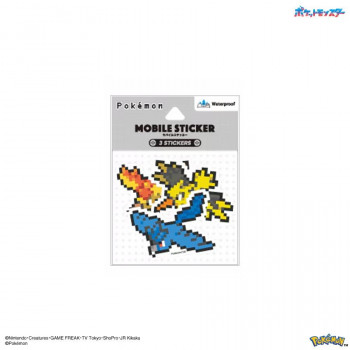 ポケットモンスター モバイルステッカーシール　フリーザー＆サンダー＆ファイヤー　POKE-989H