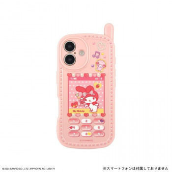 サンリオ iPhone16 対応 レトロガラケー風ケース マイメロディ　SANG-459MM