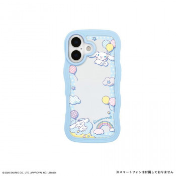 サンリオ iPhone17 対応 うねうねフレームケース シナモロール　SANG-621CN