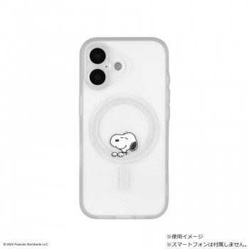 ピーナッツ スヌーピー プランプフレーム iPhone17 MagSafe対応 ケース スヌーピー　SNGG-174A