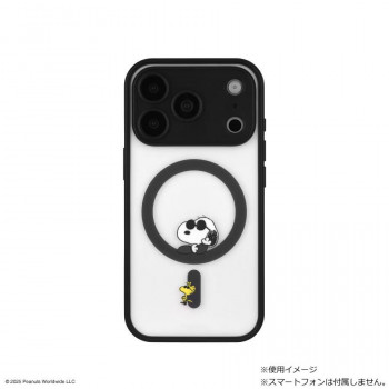 ピーナッツスヌーピープランプフレームiPhone17Pro MagSafe対応ケース ジョー・クールSNGG-175B