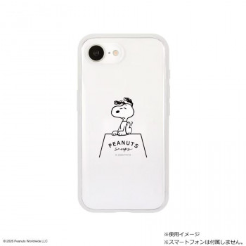 ピーナッツスヌーピーIIIIfit Clear iPhone17e/16e 対応ケース スヌーピー　SNGG-227A