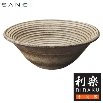 三栄水栓　SANEI　手洗器　利楽　渦（うず）　HW1023-009