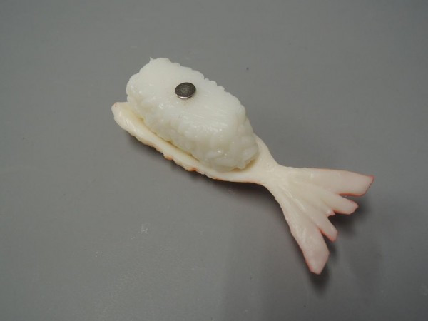 裏側 ※写真はえびです。えびはセットには入っていません。