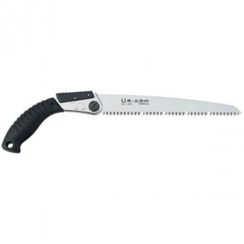 ピストル型剪定鋸(鞘付)Uホールカット刃(万能目)刃長240mm　L-240